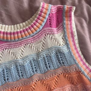 Colorful Sweater Vest